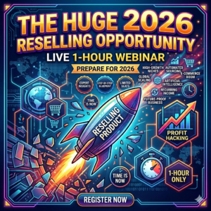 Reselling Product - 1 hour Webinar