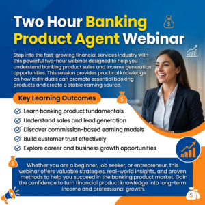 Two-Hour Banking Product Agent Webinar